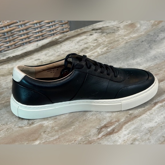 Men’s MORAL CODE Kai Men’s black leather sneakers- Size 8.5 - Picture 5 of 14